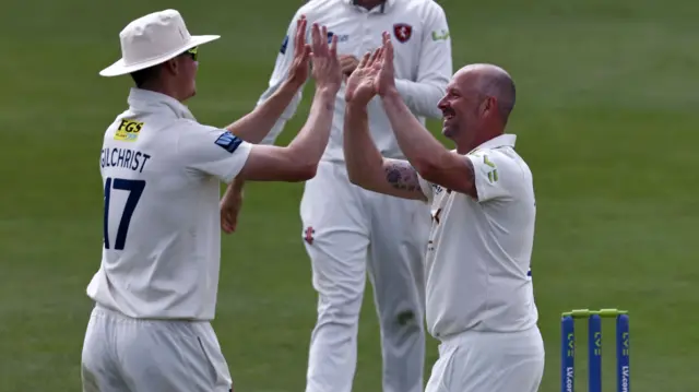 Kent celebrate