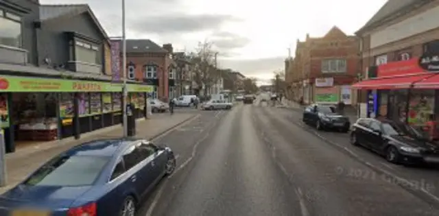 Scene of attack on Linthorpe Road, Middlesbrough