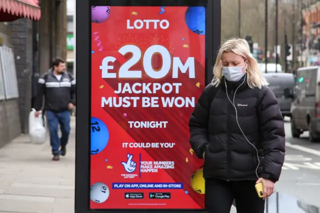 National Lottery billboard