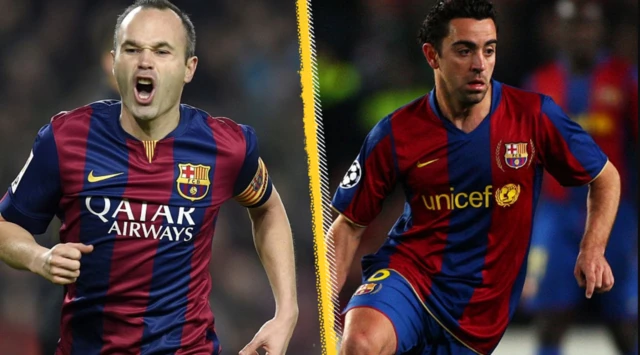 Iniesta v Xavi