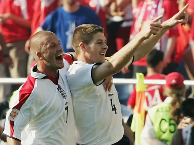 David Beckham and Steven Gerrard