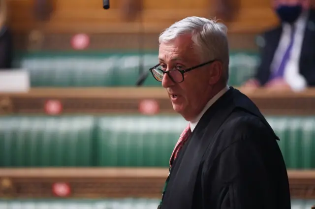 Speaker Sir Lindsay Hoyle