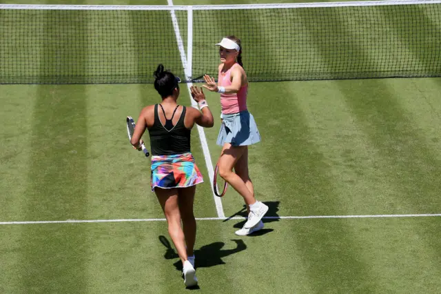 Heather Watson and Harriet Dart