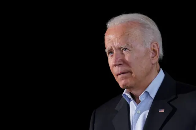 President Joe Biden delivers remarks after speaking to family members