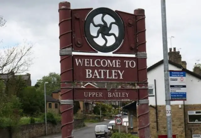 Batley sign