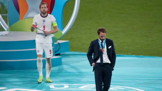 Harry Kane and Gareth Southgate