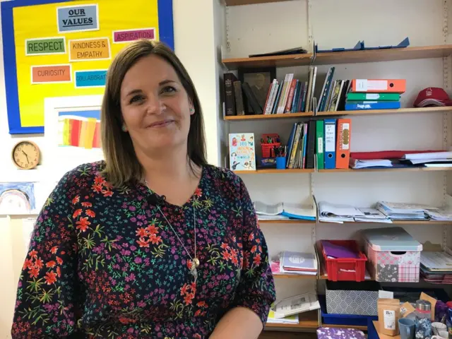 Emma Beardah, head teacher at Walter Halls Primary School