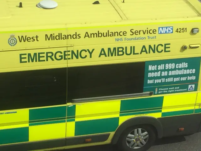 West Midlands Ambulance Service vehicle