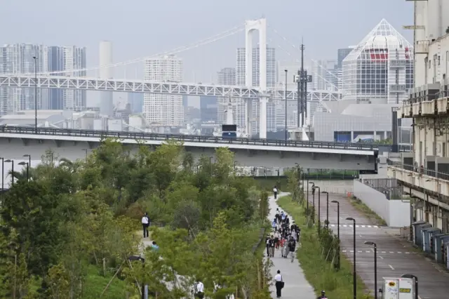 The Olympic Park in Tokyo