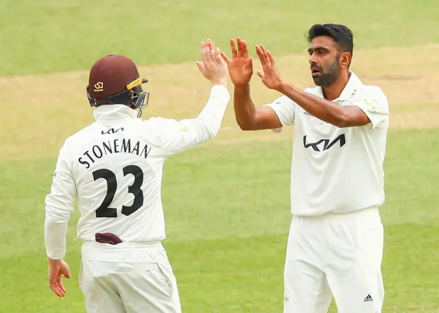 Ravi Ashwin and Mark Stoneman.