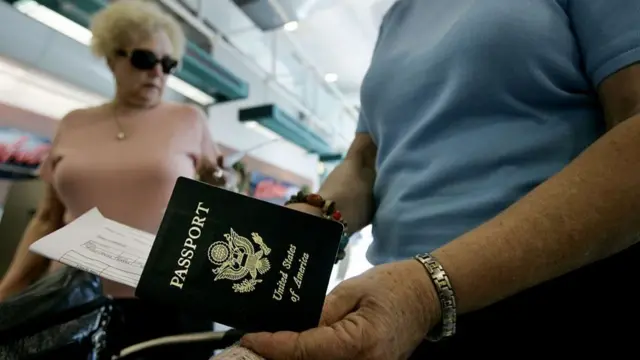 People in airport