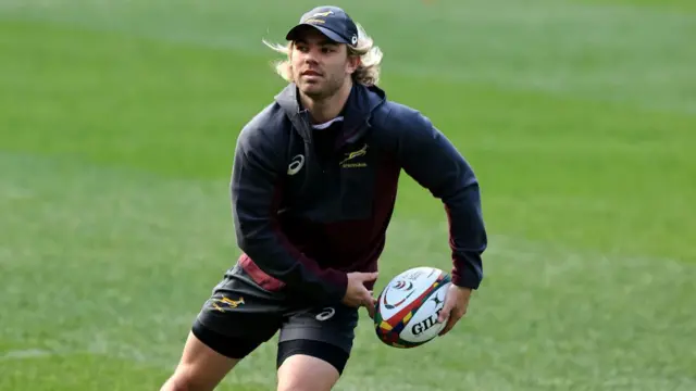 Faf de Klerk in training