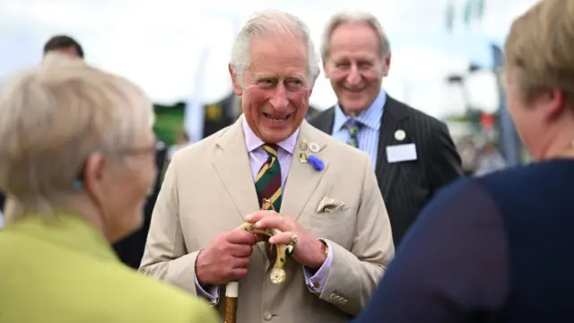 Prince Charles speaks to wellwishers