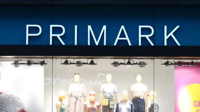 A Primark sign