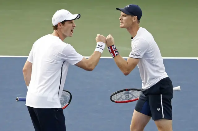 Andy and Jamie Murray