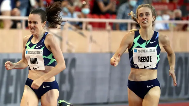 Laura Muir and Jemma Reekie