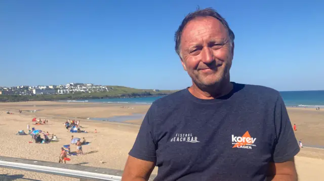 Nick Hayman, partner at the Fistral Beach Bar