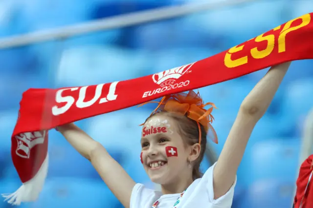 Young switzerland fan