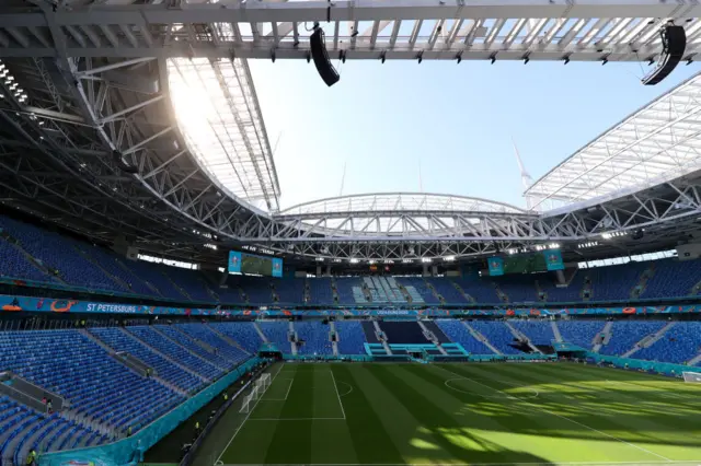 Stadium in St Petersburg