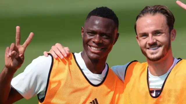 Patson Daka and James Maddison