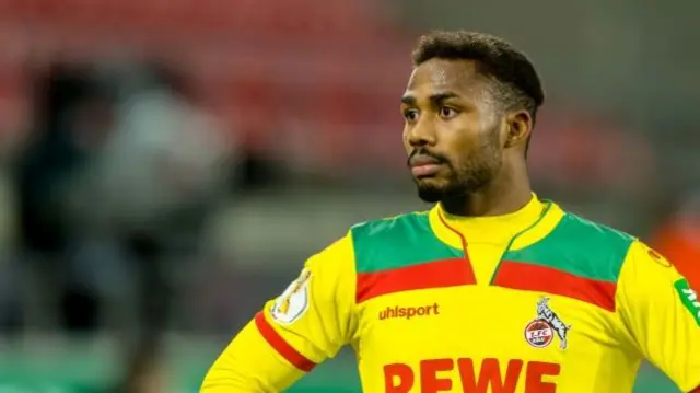 Emmanuel Dennis during a recent loan spell at Cologne