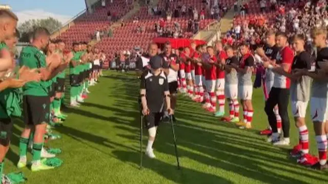 Guard of honour for Ashton