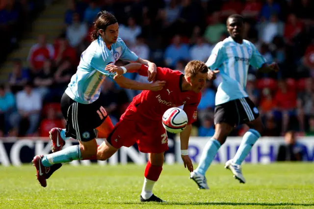 Harry Kane in action for Leyton Orient