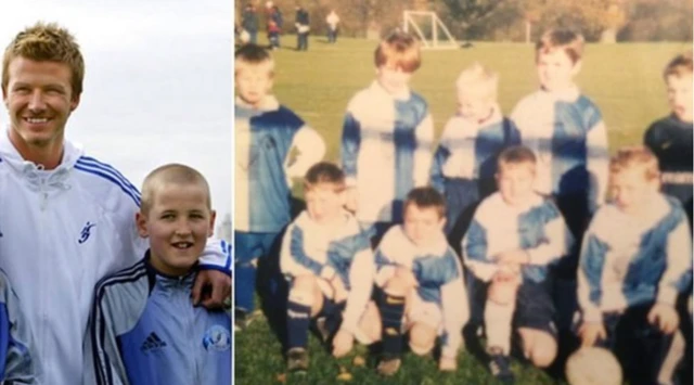 Harry Kane and David Beckham