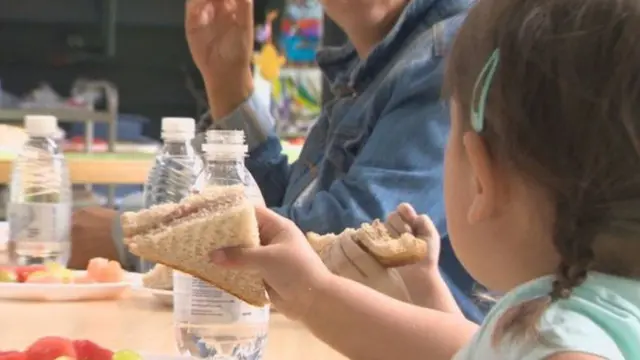 Children eating