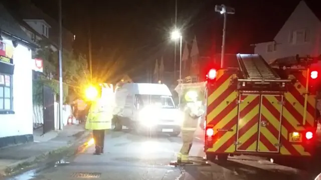 Castle Donington gas leak