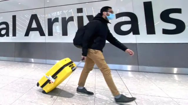 Passenger at Heathrow