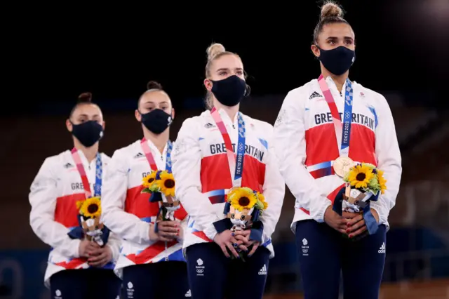 GB women's gymnastics team