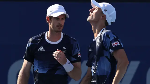 Andy Murray and Joe Salisbury