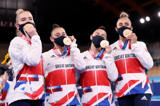 GB women's gymnastics team