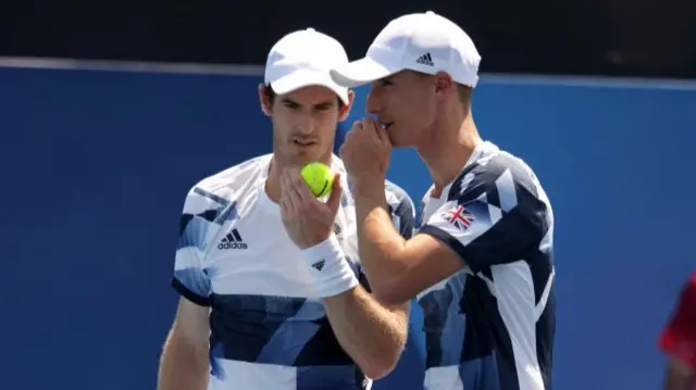 Andy Murray and Joe Salisbury