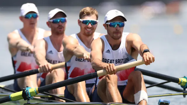 GB men's coxless four