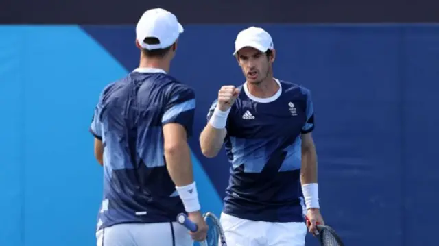 Andy Murray and Joe Salisbury