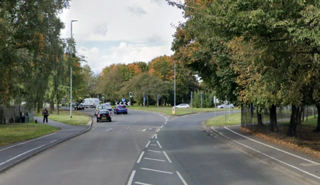 Derby Road near the Warwick Way junction