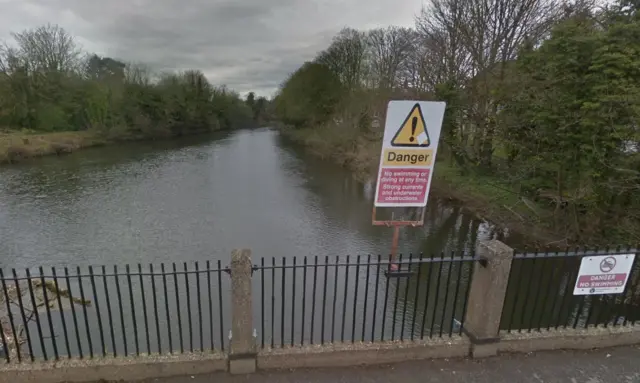 The River Derwent at Darley Abbey