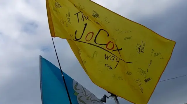 Jo Cox Way flag