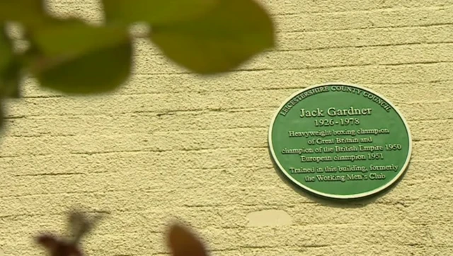 Jack Gardner plaque