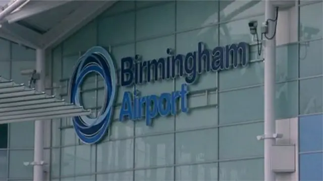 Birmingham airport sign