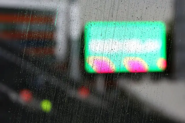 Old Trafford rain