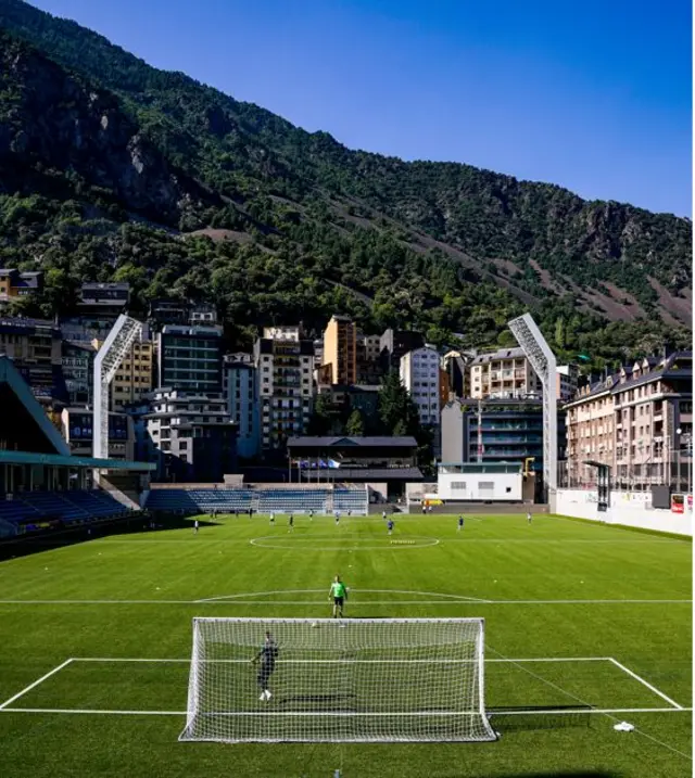 Hibernian are in Andorra this evening