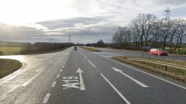 A19 near Thibmleby