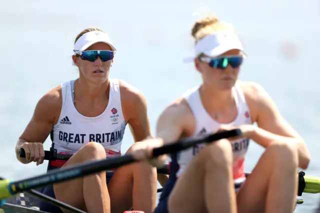 Helen Glover and Polly Swann