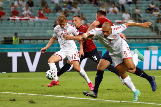 Denmark's Kasper Dolberg