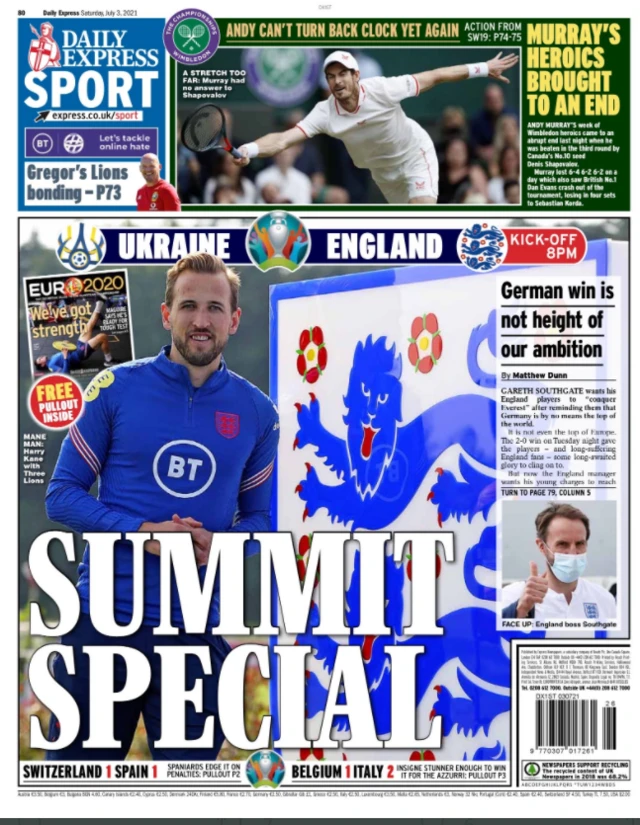 Express back page