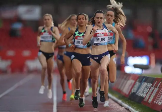 Laura Muir at the Diamond League