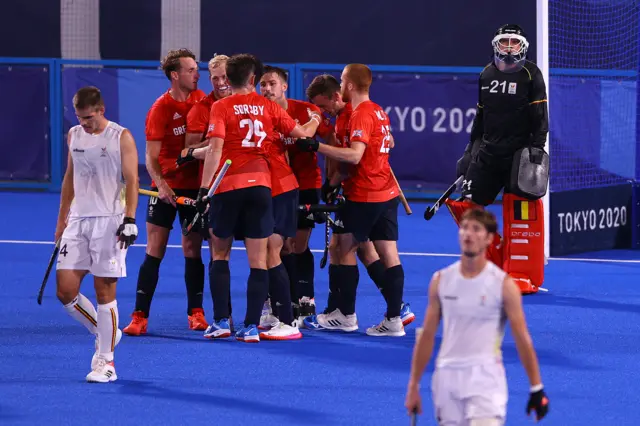 Team GB celebrate